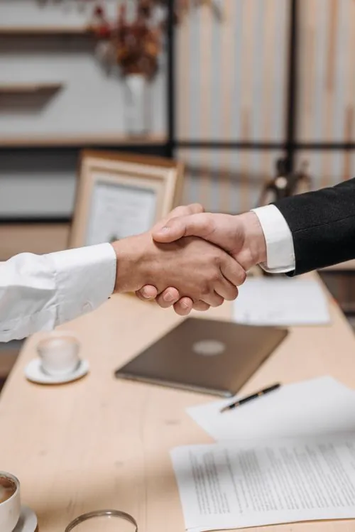 Betrouwbare zakelijke samenwerking