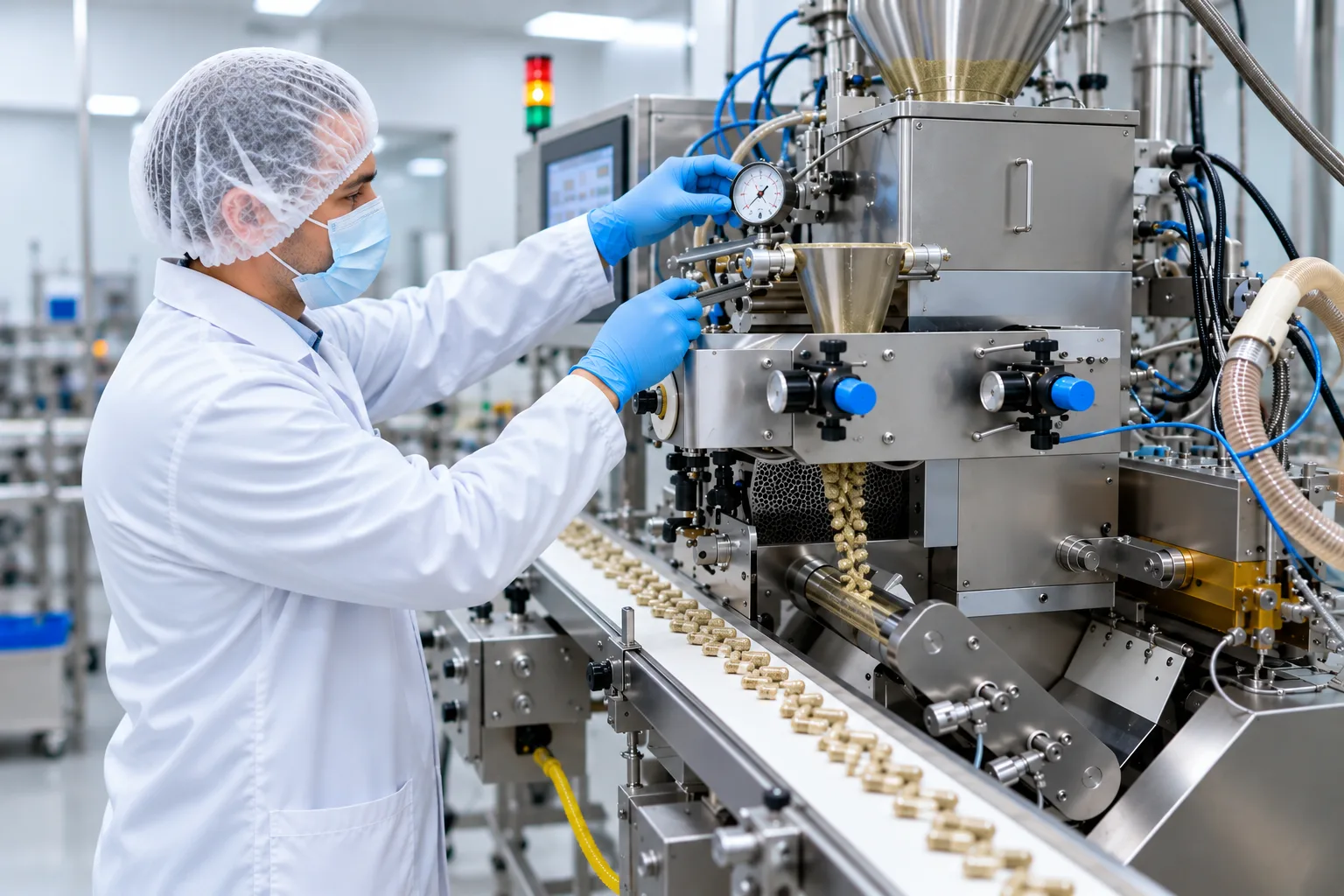 Quality assurance laboratory for herbal extract manufacturing
