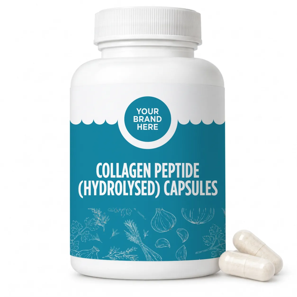 Collagen Peptide (Hydrolysed) Capsules