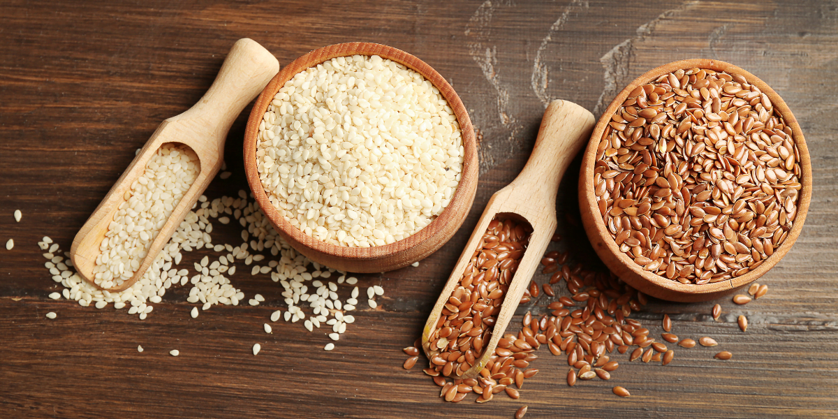 Flax Seeds Vs Sesame Seeds Nutrition & Benefits Comparison